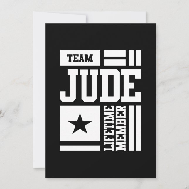 Convites Presente de Aniversário com Nome Personalizado Jud (Frente)
