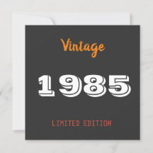 Presente de aniversário de 40 anos de edição limit