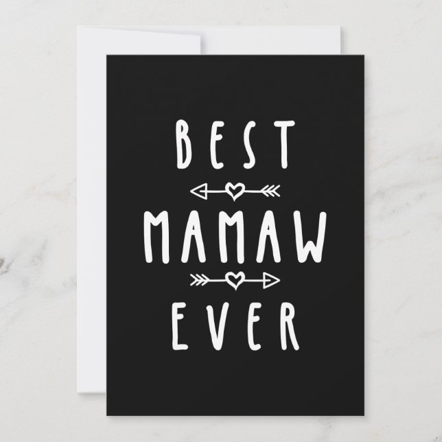 Convites Presente de Camisa de Mamaw para Mulheres: Melhor  (Frente)