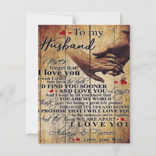 Convites Presente de Citações de Amor Para o Meu Marido P