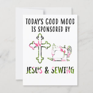 Convites Presente de Costura   O Bom Humor de Hoje é Jesus 
