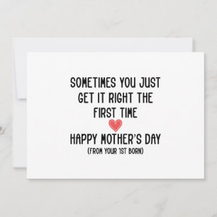 Convites Presente de dia de as mães do Presente do Primeiro
