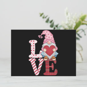 Convites Presente de Dia dos Namorados Gnome Amor Casal par