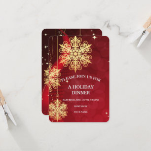 Convites Presente de Férias Feliz Natal Design