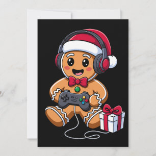 Convites Presente de Fones de Ouvido para Jogador de Natal 