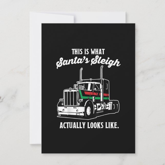 Convites Presente de Motorista de Caminhão de Asfalto de Na (Frente)