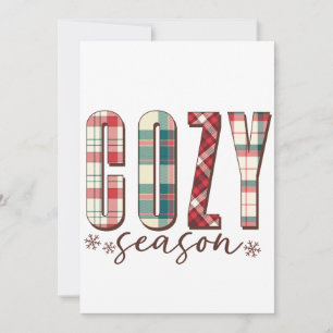 Convites Presente de Natal Temporada Aconchegante