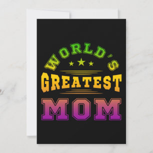 Convites Presente do Dia das Mães Melhor Mãe do Mundo
