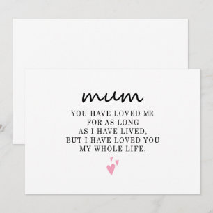 Convites Presente do Dia das Mães para a Mamãe Cumpleaños