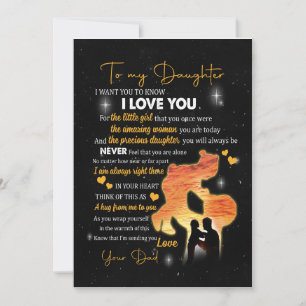 Convites Presente Filha   Carta Para Minha Filha Amor Do Pa