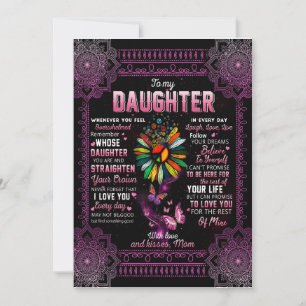 Convites Presente Filha   Carta Para Minha Filha Da Mamãe