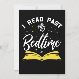 Convites Presente Leitor Eu Li Além da Minha Hora de Dormir