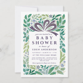 Convites Presente no chá de fraldas, Neutro em Gênero