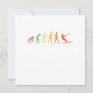 Convites Presente para esportes aquáticos de água de evoluç