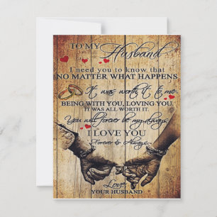 Convites Presente para meu marido   Carta para ele  