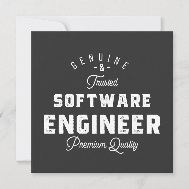 Convites Presente para o Engenheiro de software (Frente)