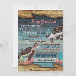 Convites Presente para o Neto   Carta para o Meu Neto do Vô