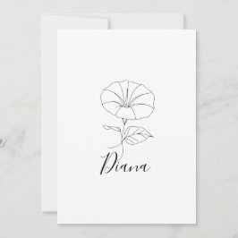 Convites Presente Personalizado da Flor de Nascimento da Ma