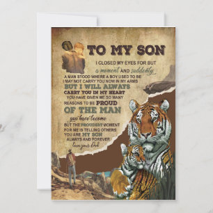 Convites Presentes para Filho Carta para Meu Filho Amor d