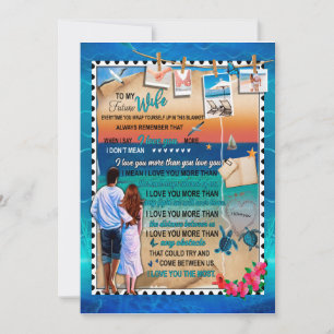 Convites Presentes para Mulher   Carta Para Minha Esposa Am