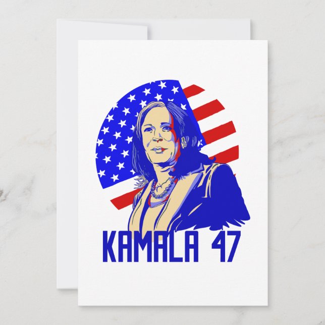 Convites presidente kamala harris 47 (Frente)