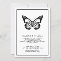 Preto e Branco | Borboleta | Casamento