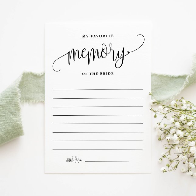 Convites Preto - Minha memória favorita da placa noiva (Criador carregado)