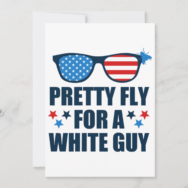 Convites Pretty Fly For A White Guy (Frente)