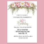 Convites Pretty Pink and White Peony 60th Birthday<br><div class="desc">Celebrate a special milestone with this elegant 60th birthday invitation featuring a beautiful floral design inspired by soft peonies and lush eucalyptus greenery. The delicate pink and ivory blooms create a romantic garden aesthetic that feels both timeless and sophisticated, making it perfect for honoring a memorable birthday celebration with style...</div>