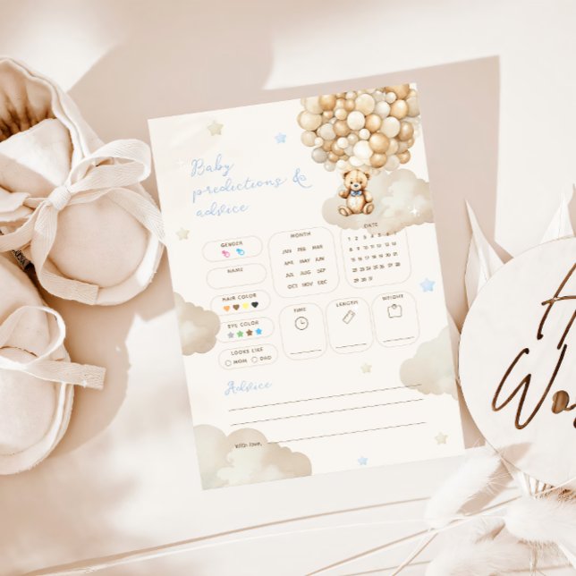 Convites Previsões Aconselhar Jogo de Chá de fraldas do Urs (Criador carregado)