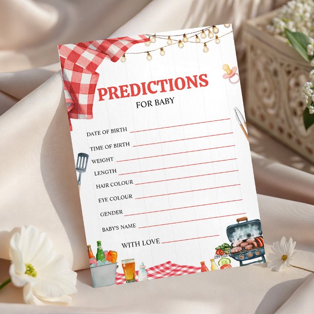 Convites Previsões e Dicas para Baby-Q Picnic (Criador carregado)