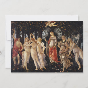 Convites Primavera, Alegoria da Primavera por Sandro Bottic