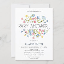 Primavera Blossomas Floral Chá de fraldas