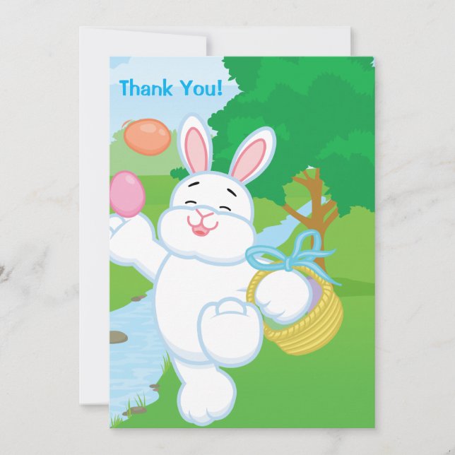 Convites Primavera Celebração de Ovo Caça (Frente)