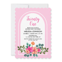 Primavera Chic Flora Greenery Soft aniversário de 