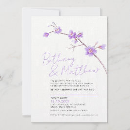 Convites Primavera de aquarela simples minimalista