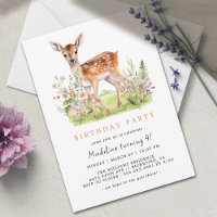 Primavera Deer Fawn | Aniversário da rapariga bran