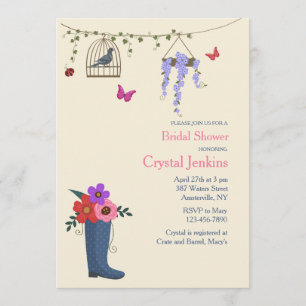 Convites Primavera Está Aqui Convidado