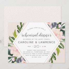 Convites Primavera Floral Blush | Janto de ensaio de casame