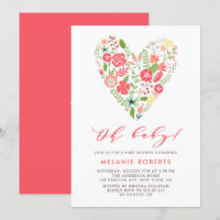 Primavera Floral Colorida Chá de fraldas Cluster