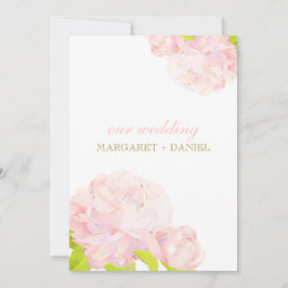 Convites Primavera Pink + Casamento de Penas Verdes