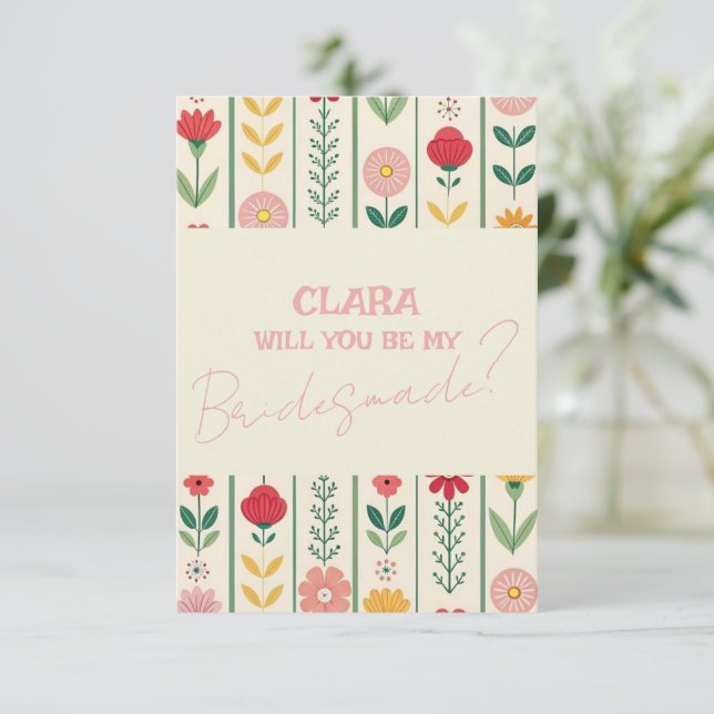 Convites Primavera selvagem de vassoura-de-vassoura-de-vass (Em pé/Frente)