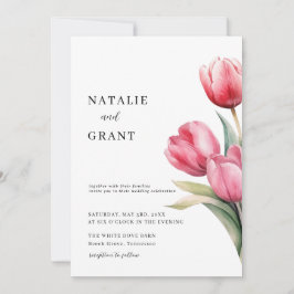 Convites Primavera Tulip Wedding