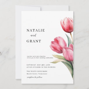 Convites Primavera Tulip Wedding