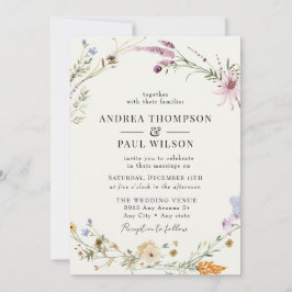 Convites Primavera Wildflower | Boho Chic Wedding