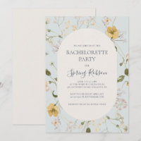 Primavera Wildflower | Festa de solteira Azul Clar