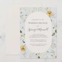 Primavera Wildflower | Light Blue Wedch Brunch