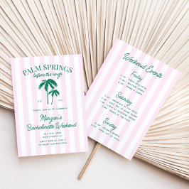 Convites Primaveras De Palma Antes Da Bachelorette Dos Anéi
