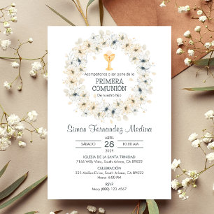 Convites Primeira comuna espanhola de Chalice