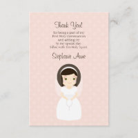 Primeira Comunhão Brunette Girl